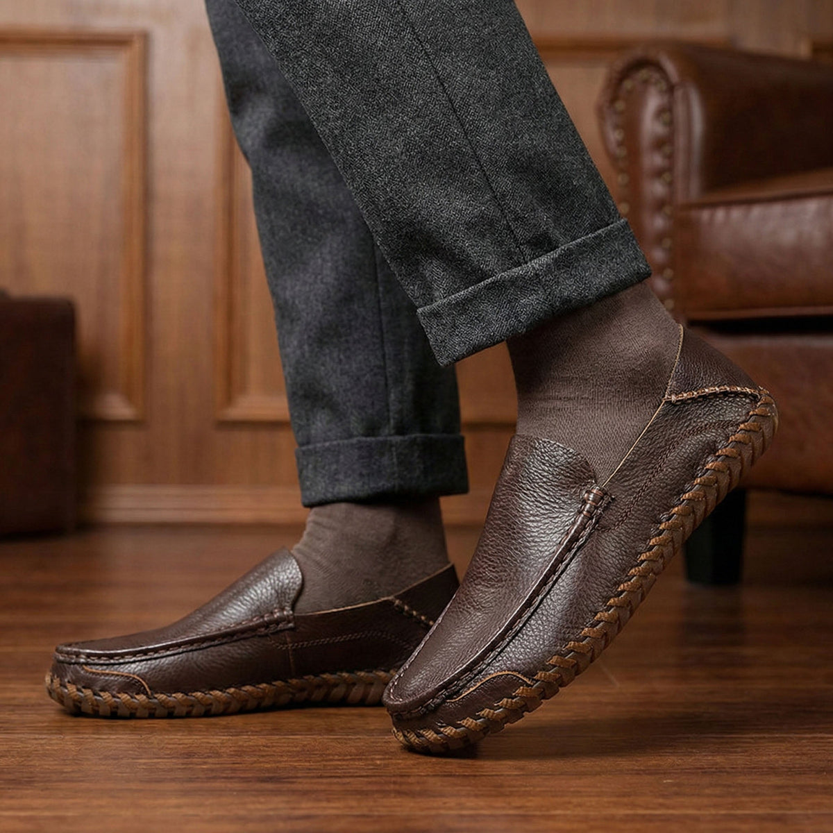 Sandro Mocasín Casual de Cuero