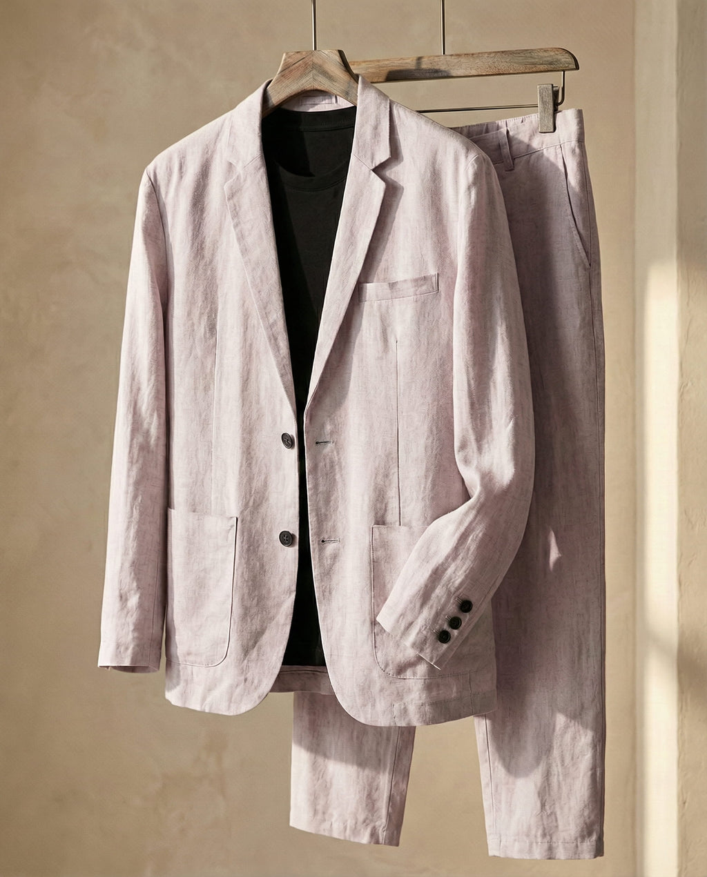 Lorenzo Traje Mezcla de Lino