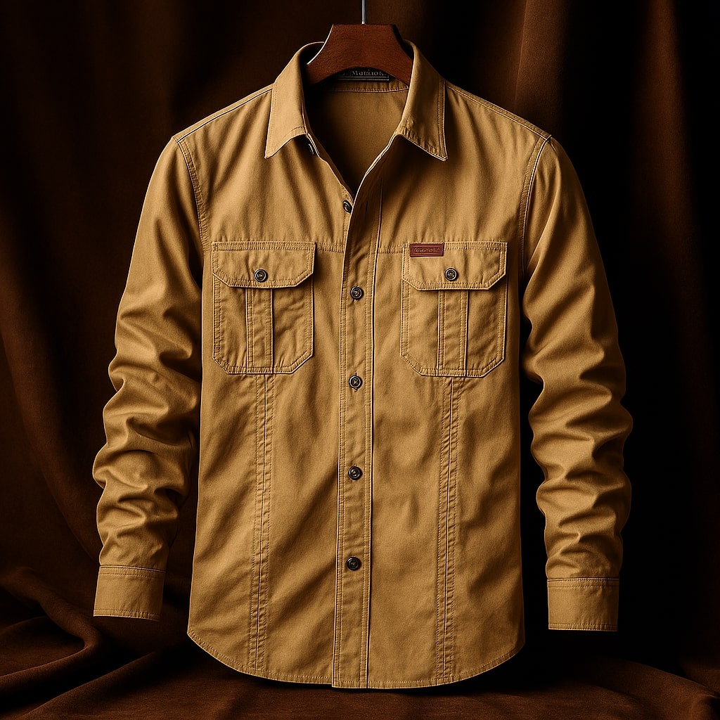 Daren Camisa de Trabajo de Algodón
