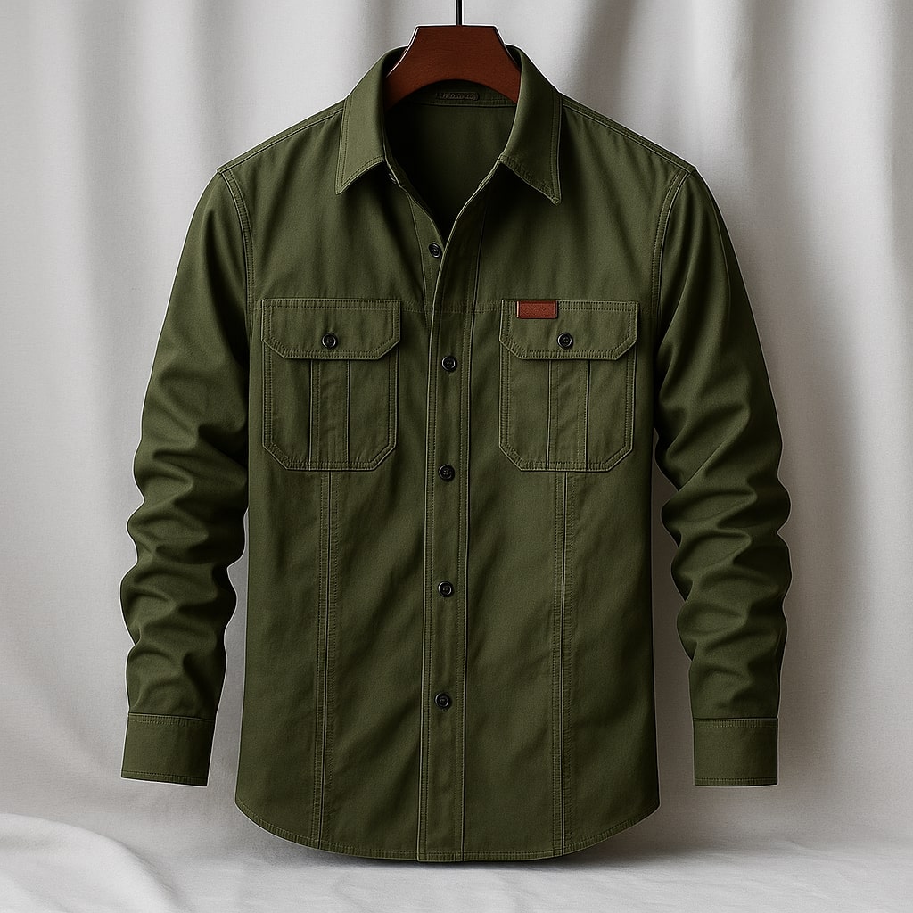 Daren Camisa de Trabajo de Algodón