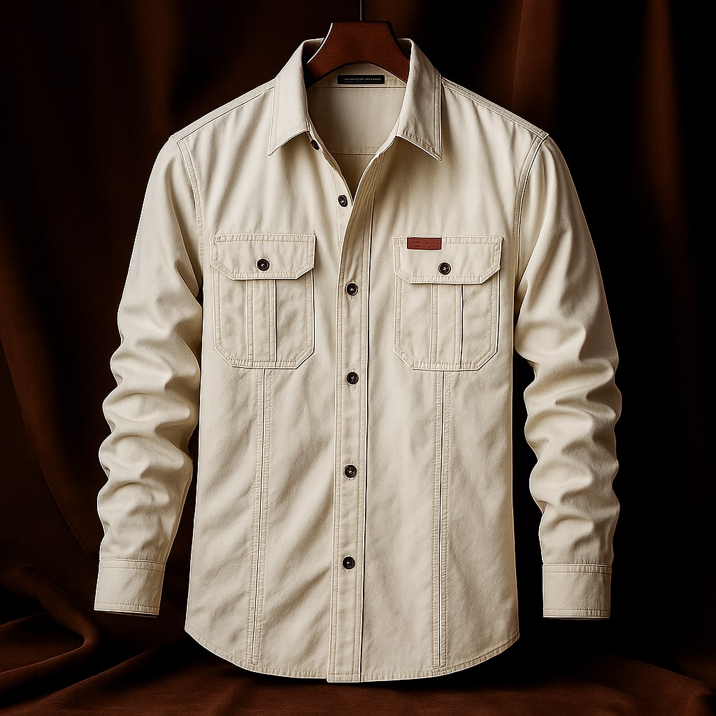Daren Camisa de Trabajo de Algodón