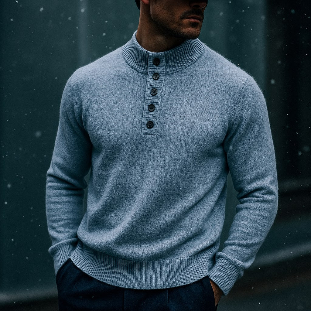 Sebastian Sweater de Lana con Botones
