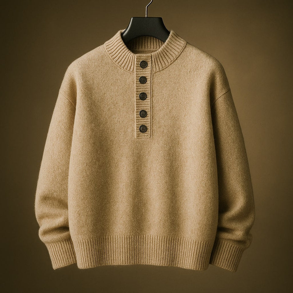 Sebastian Sweater de Lana con Botones