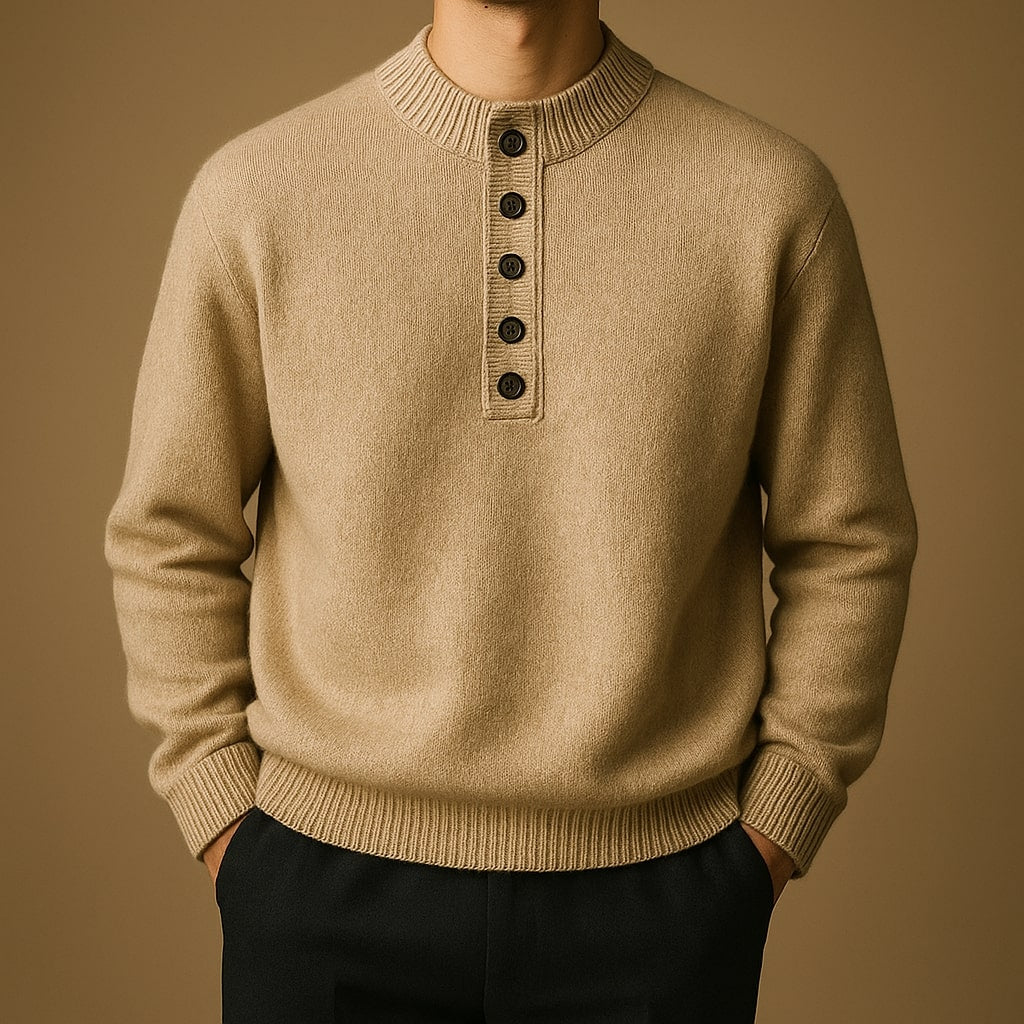 Sebastian Sweater de Lana con Botones