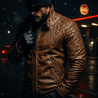 Dario Campera de Cuero Biker