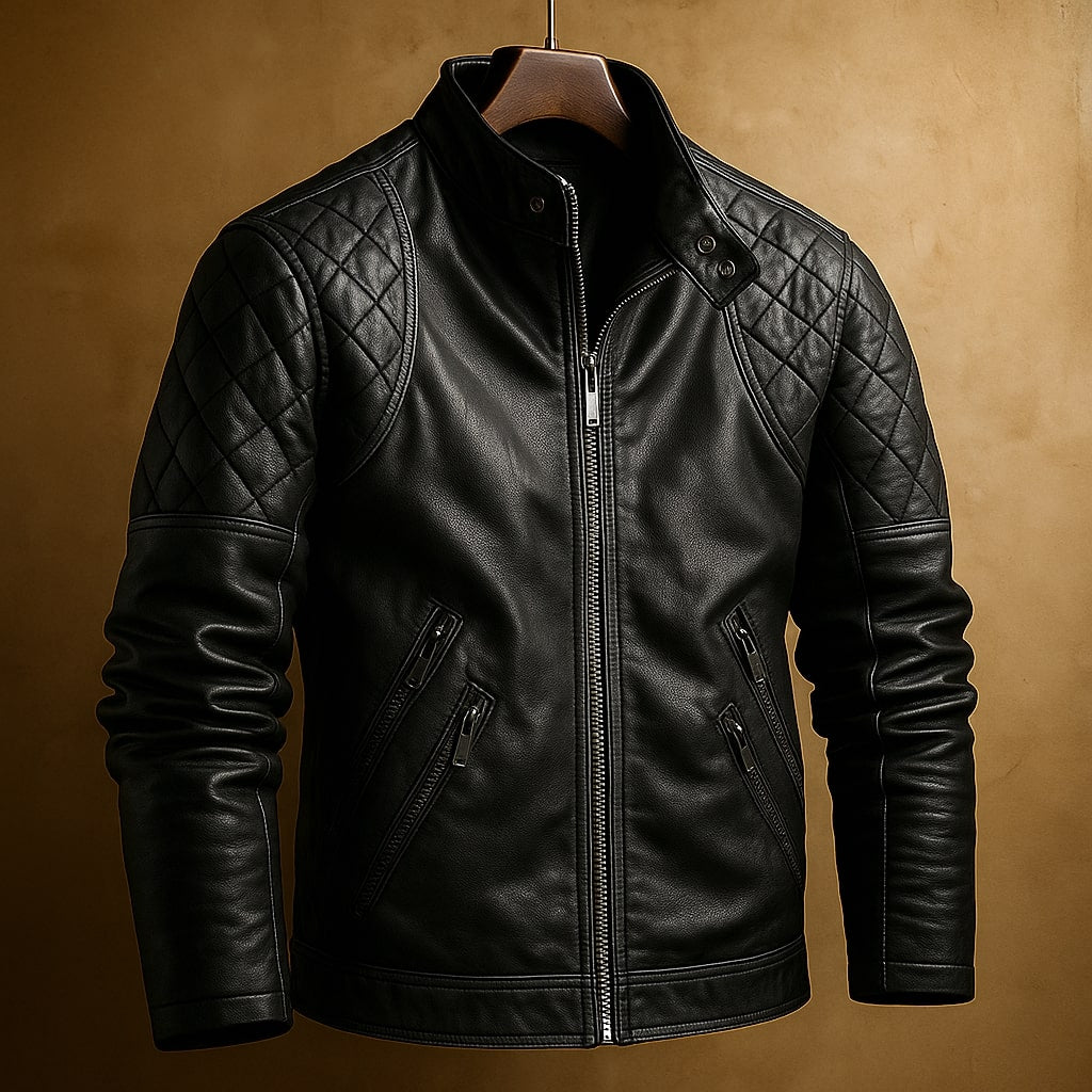 Dario Campera de Cuero Biker