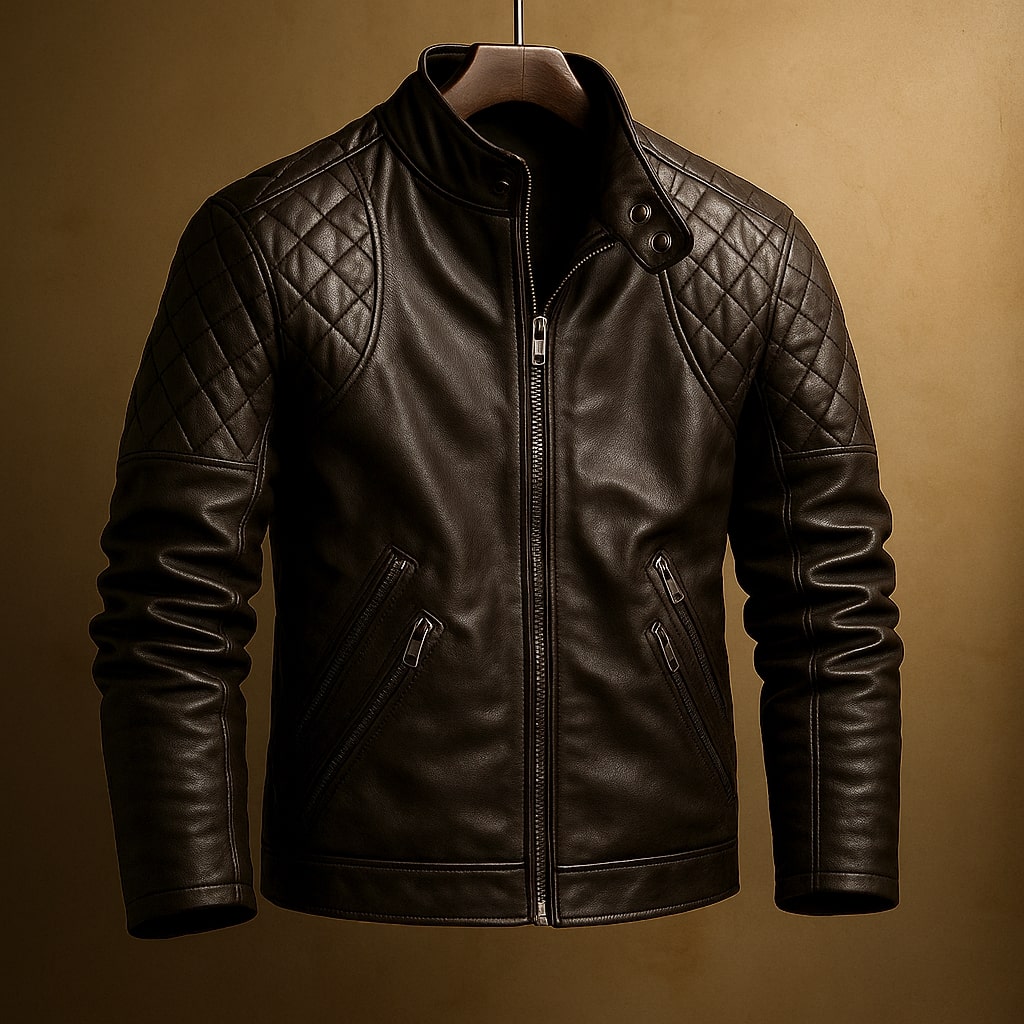 Dario Campera de Cuero Biker