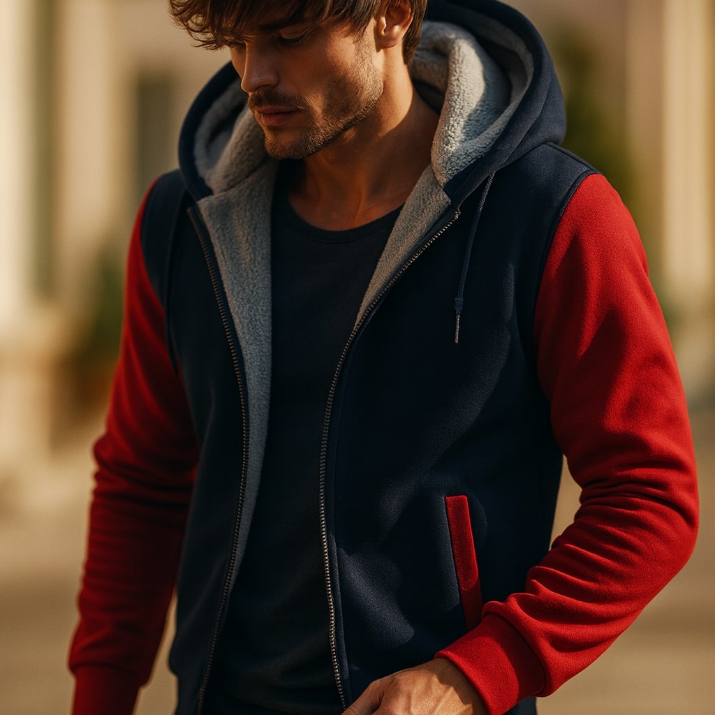 Marco Campera con Capucha Forrada de Borrego