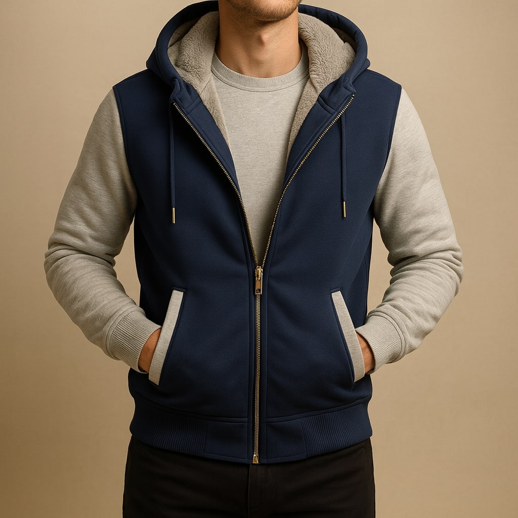 Marco Campera con Capucha Forrada de Borrego