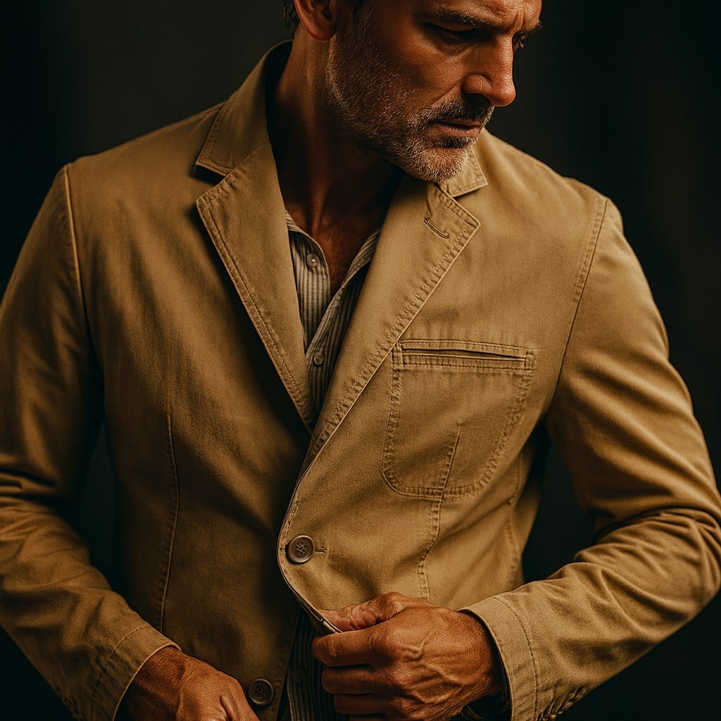 Federico Blazer Utilitario de Algodón