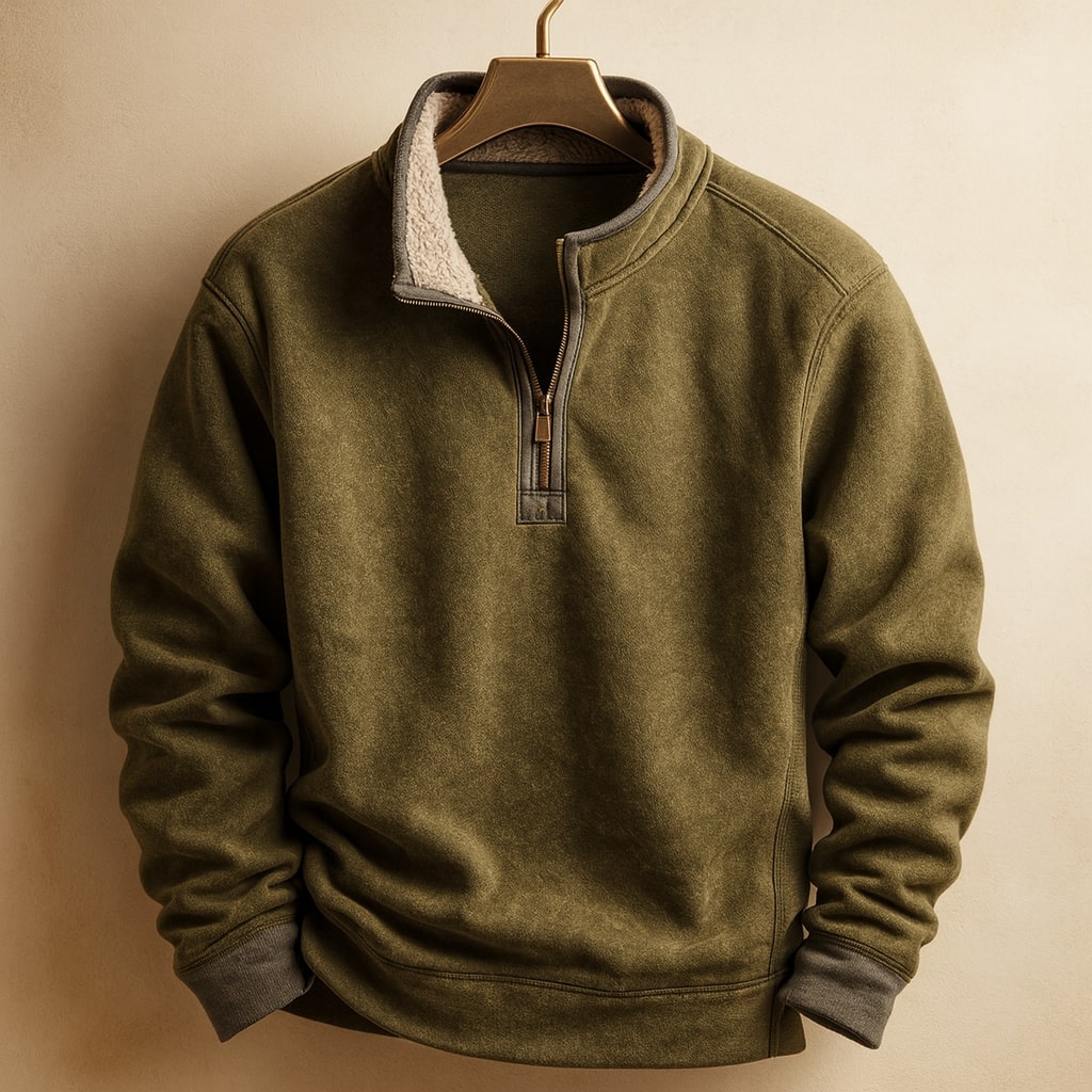 Stefano Sweater Polar de Medio Cierre
