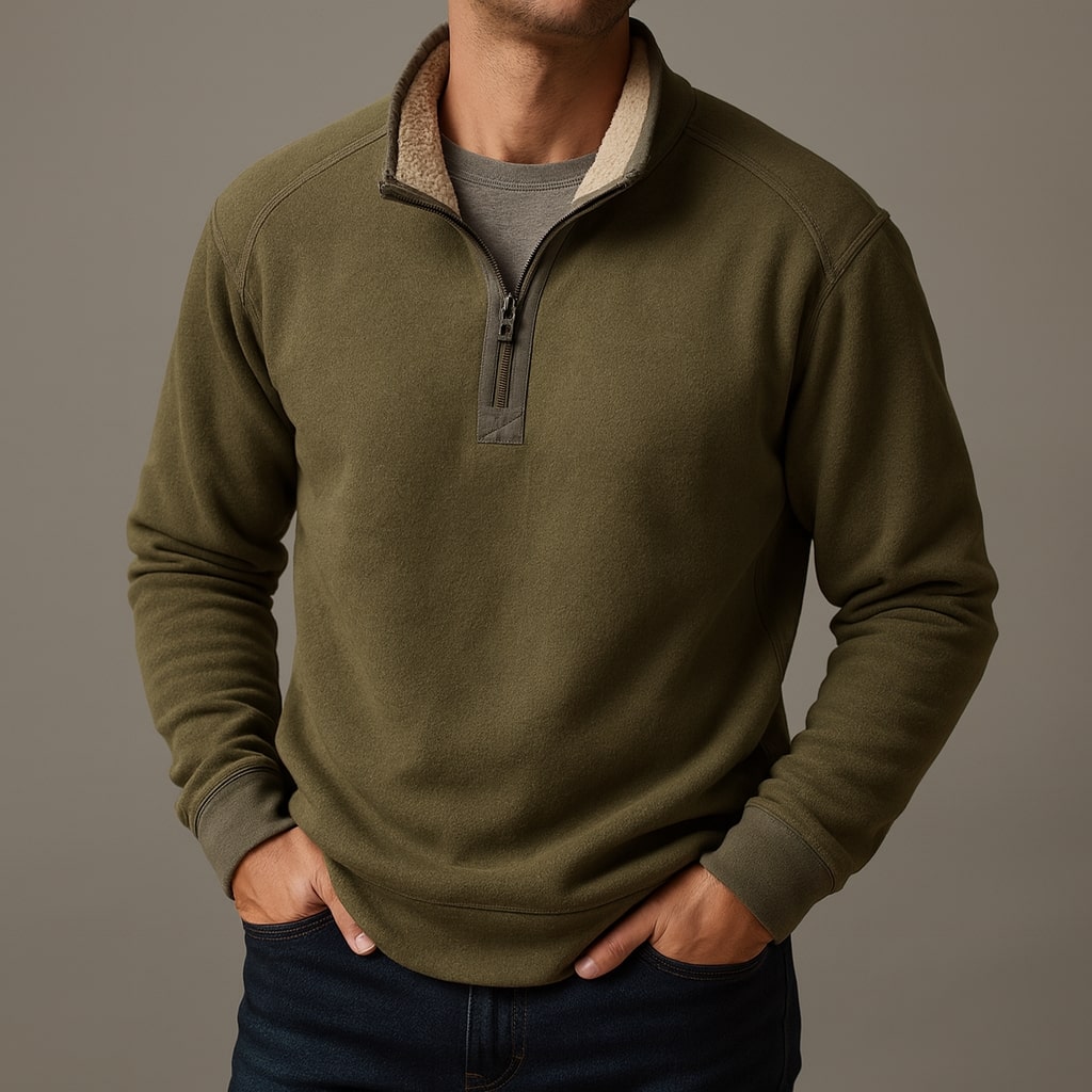 Stefano Sweater Polar de Medio Cierre