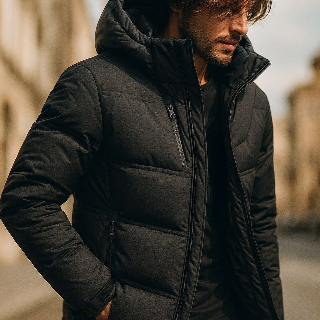 Matteo Campera Puffer Térmica con Capucha