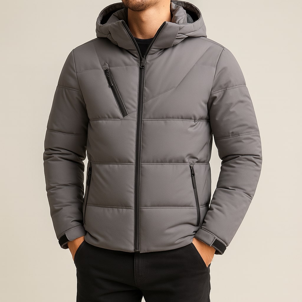 Matteo Campera Puffer Térmica con Capucha