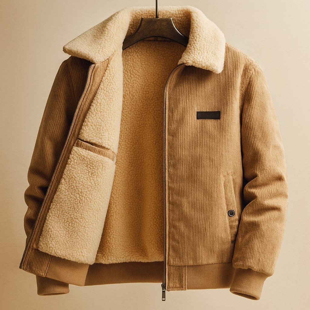 Lorenzo Campera de Pana con Borrego