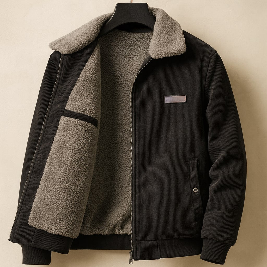 Lorenzo Campera de Pana con Borrego
