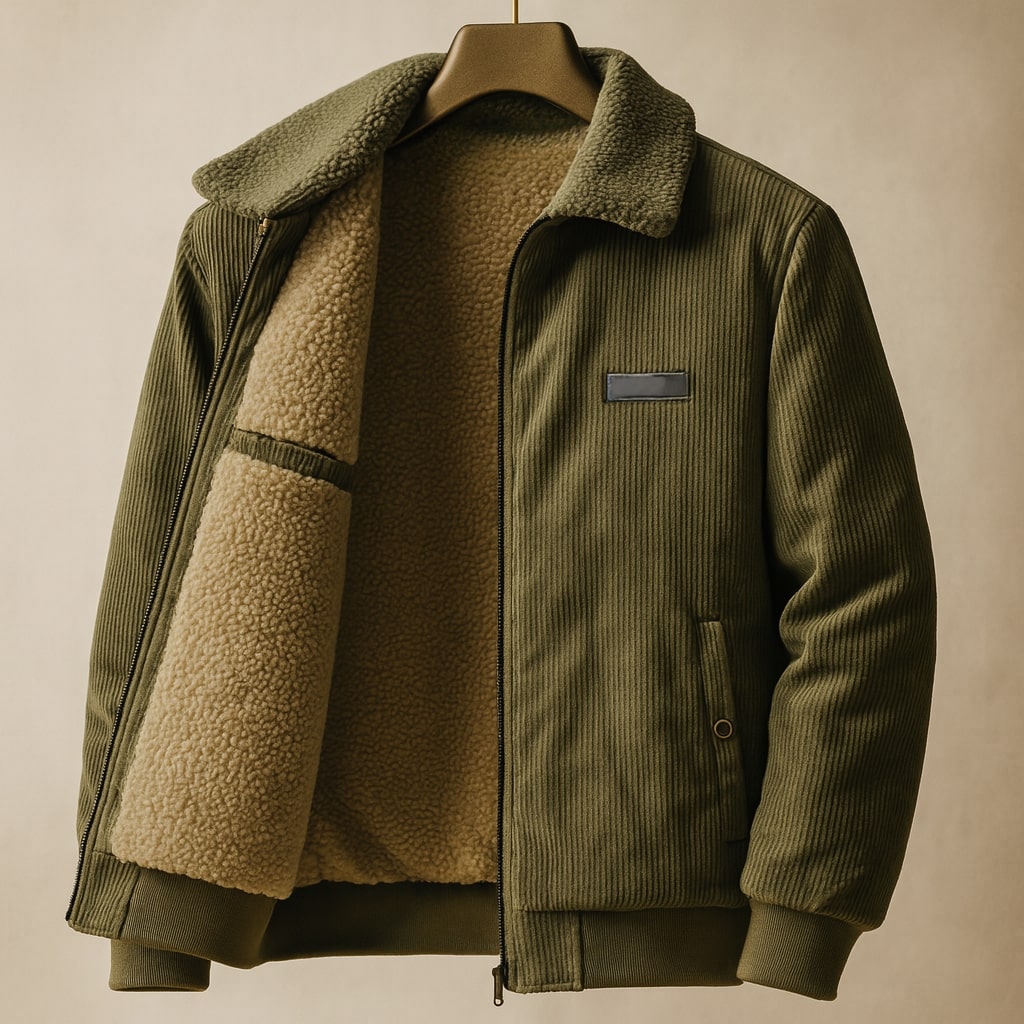 Lorenzo Campera de Pana con Borrego