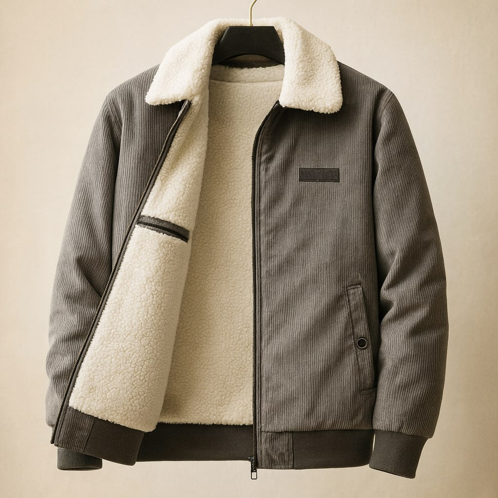 Lorenzo Campera de Pana con Borrego