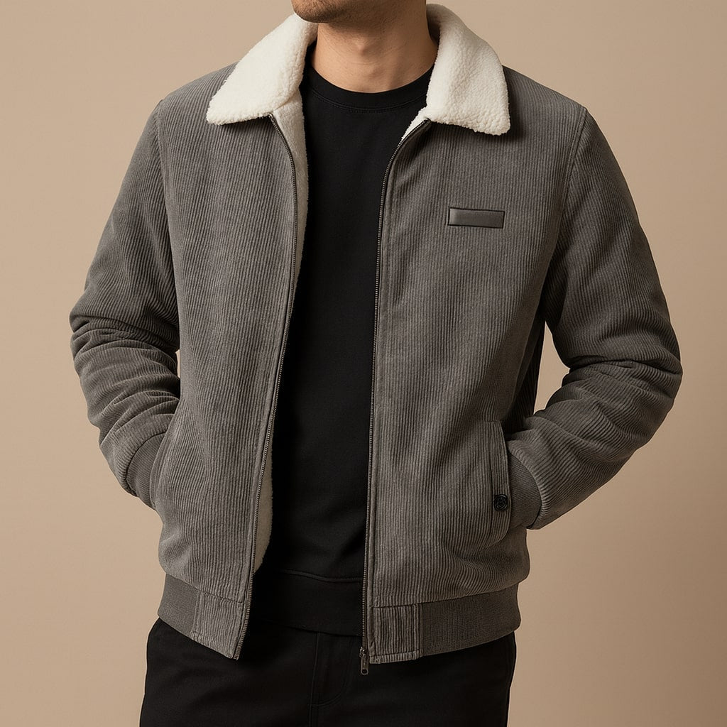 Lorenzo Campera de Pana con Borrego