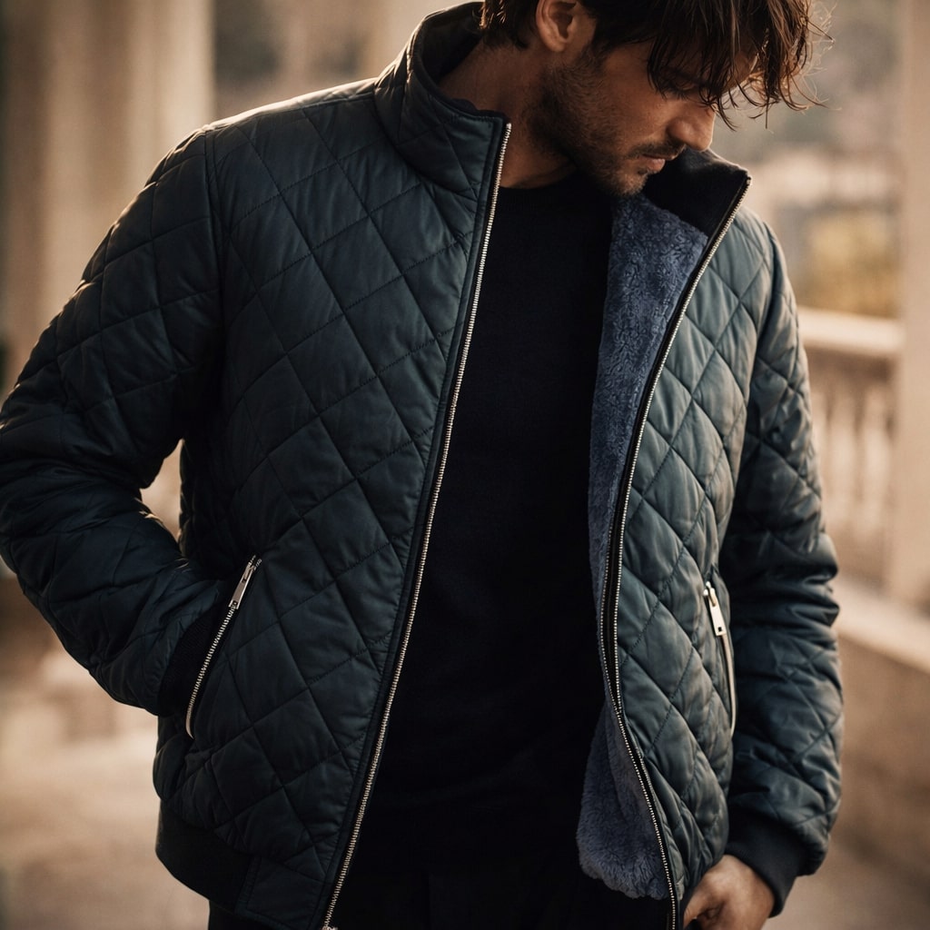 Stefano Campera Acolchada Forrada de Polar
