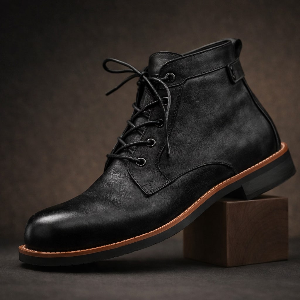 Matteo Bota de Cuero con Cordones