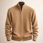 Riccardo Sweater de Punto con Cierre Frontal