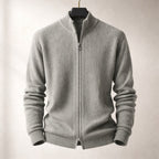 Riccardo Sweater de Punto con Cierre Frontal