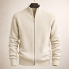 Riccardo Sweater de Punto con Cierre Frontal
