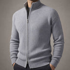 Riccardo Sweater de Punto con Cierre Frontal