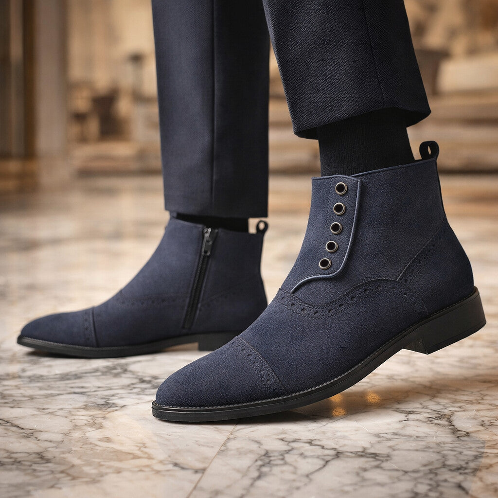 Riccardo Botas de Cuero con Cordones