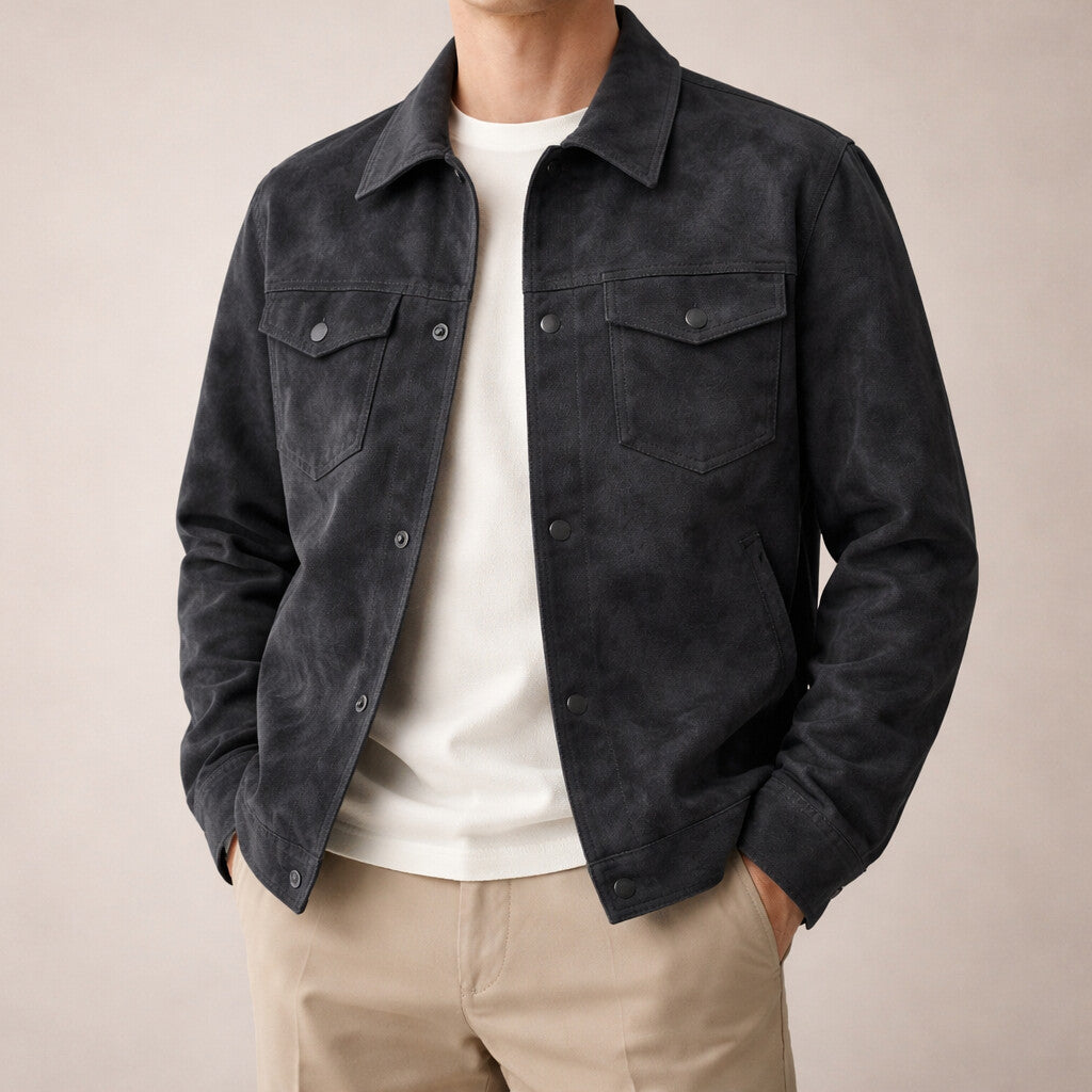 Dario Campera de Cuero de Trabajo