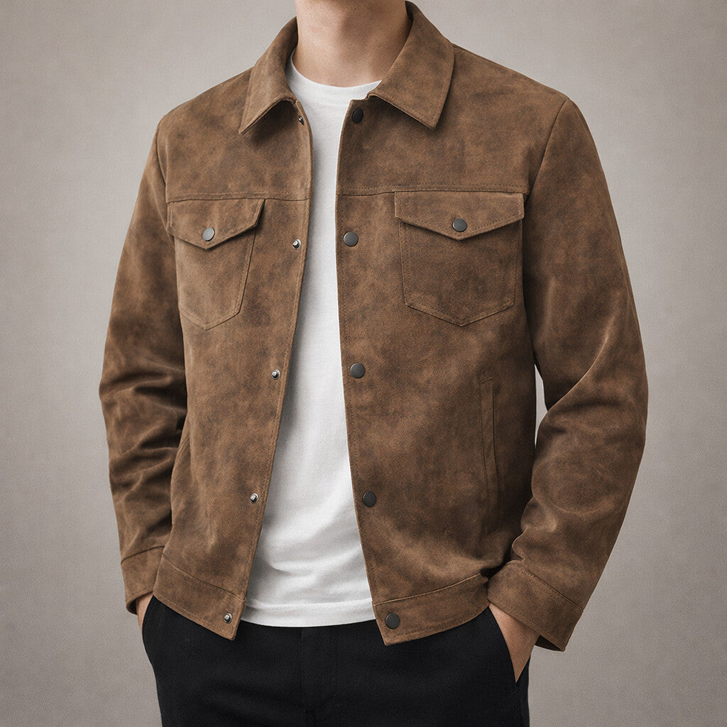 Dario Campera de Cuero de Trabajo