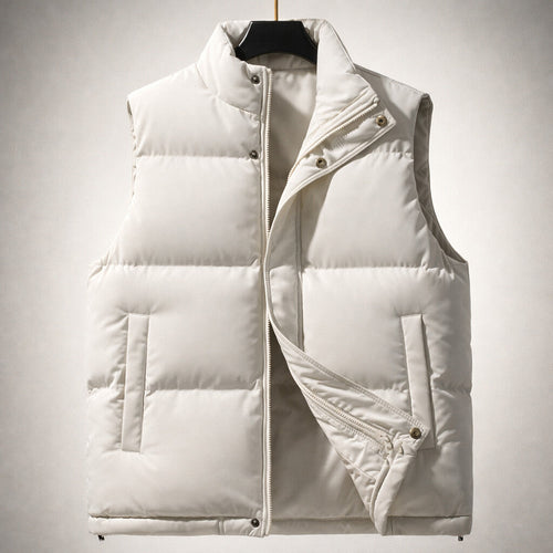 Alberto Chaleco Puffer Relleno de Algodón