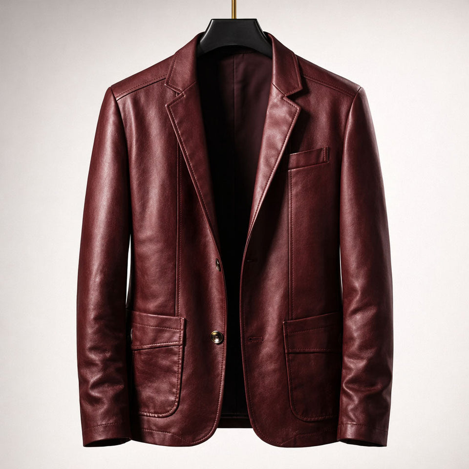 Riccardo Blazer de Cuero