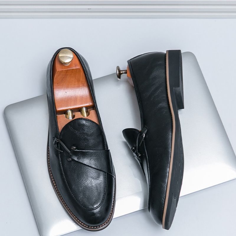 Xavier Mocasines de Cuero con Hebilla Bit