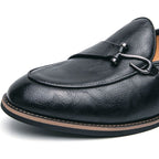 Xavier Mocasines de Cuero con Hebilla Bit