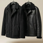 Salvatore Campera de Cuero Reversible Forrada