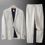 Bastian Conjunto de Traje Mezcla de Lino