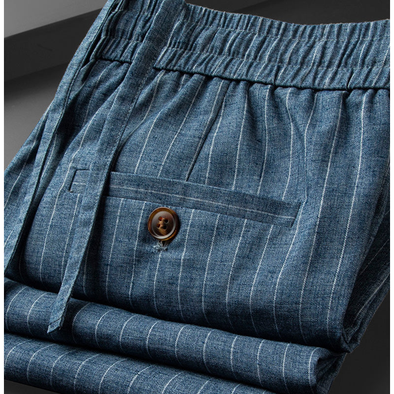 Emilien Pantalones de Lino y Algodón