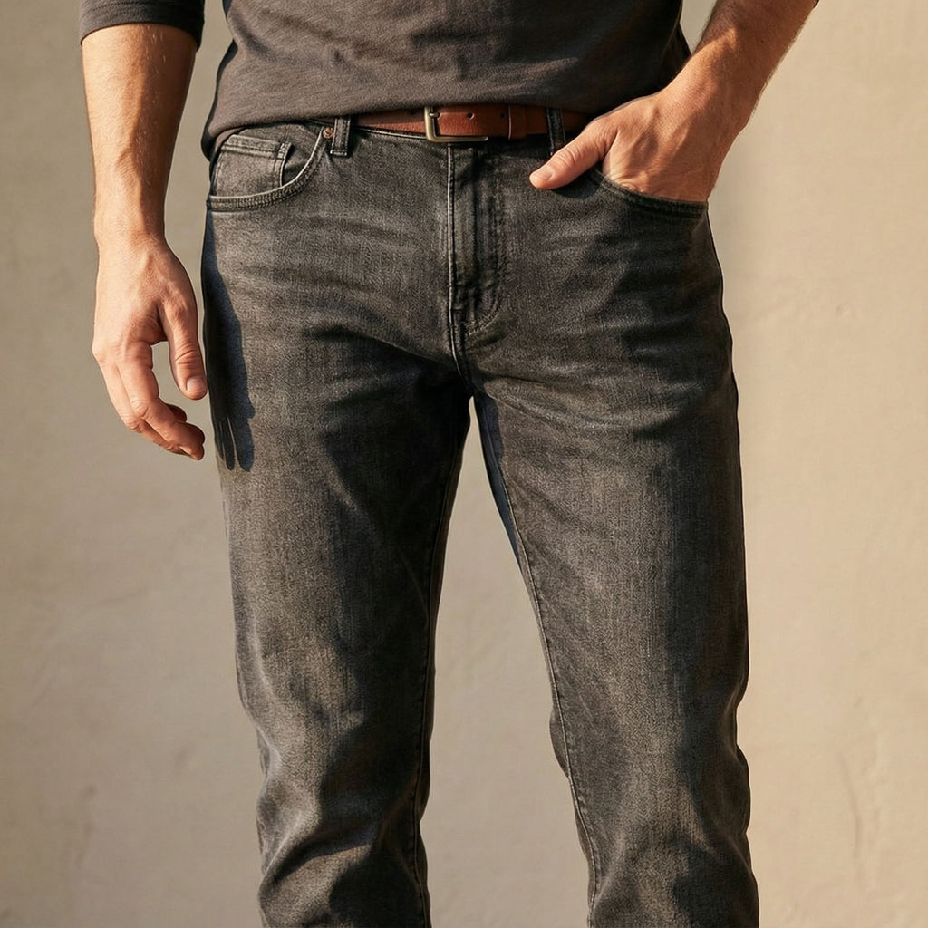 Matteo Jeans de Denim Forrados de Polar