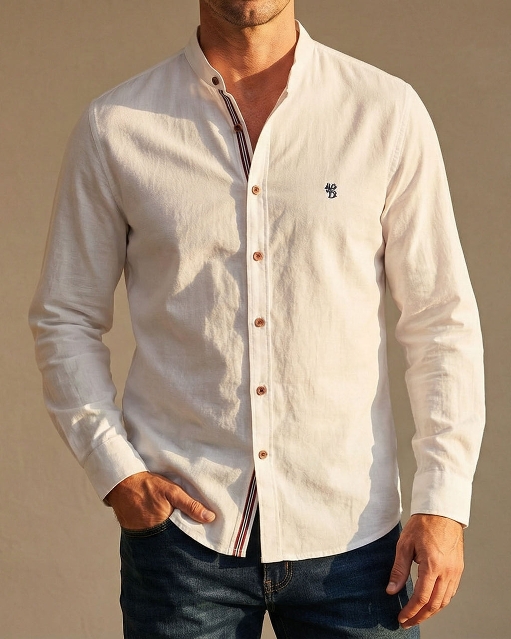 Alessandro Camisa de Algodón