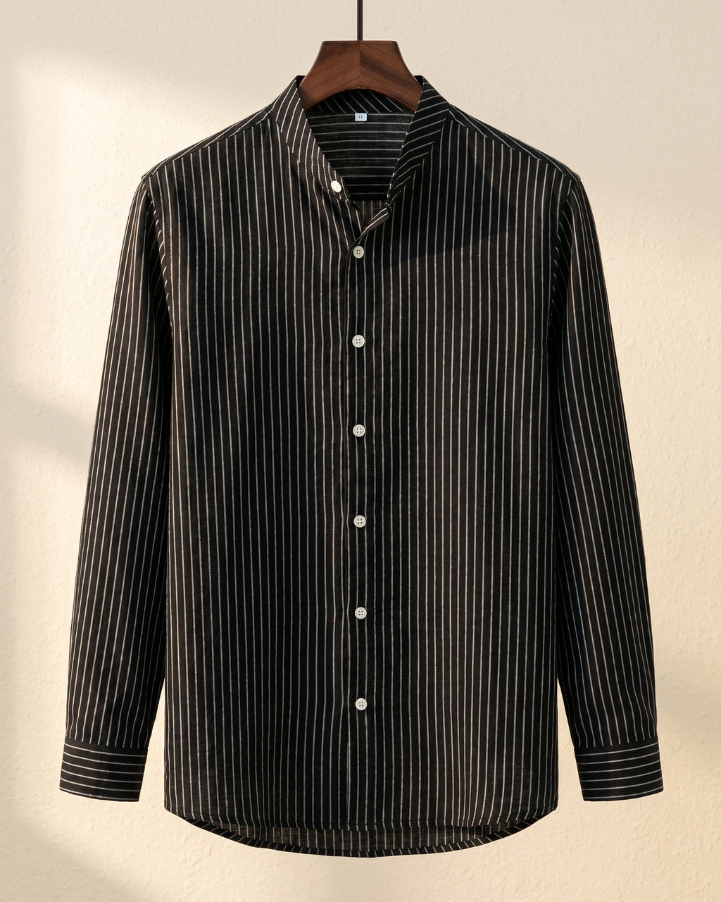 Ottavio Camisa de Lino Cuello Mao