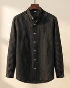 Ottavio Camisa de Lino Cuello Mao