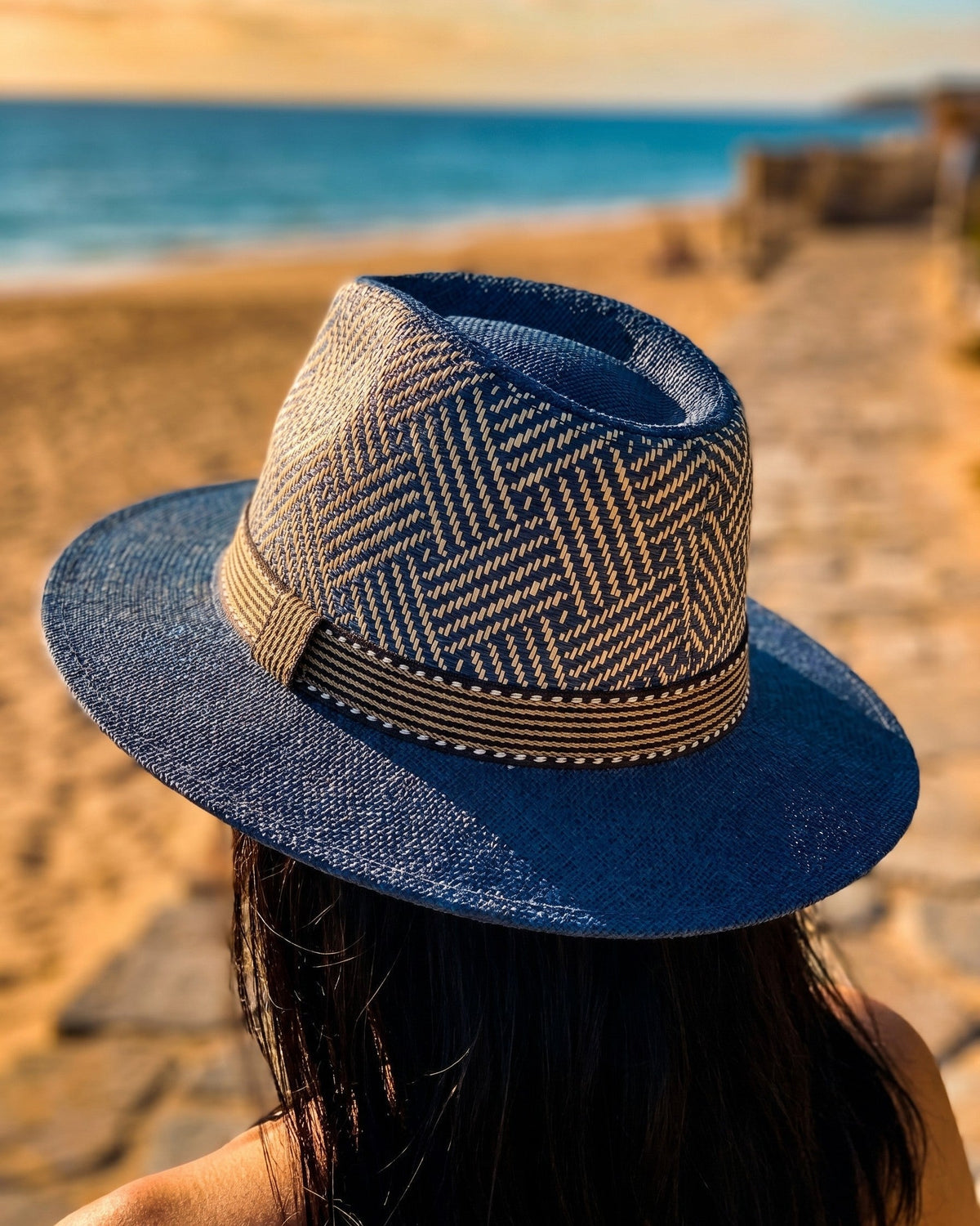 Tiziano Sombrero Fedora Tejido