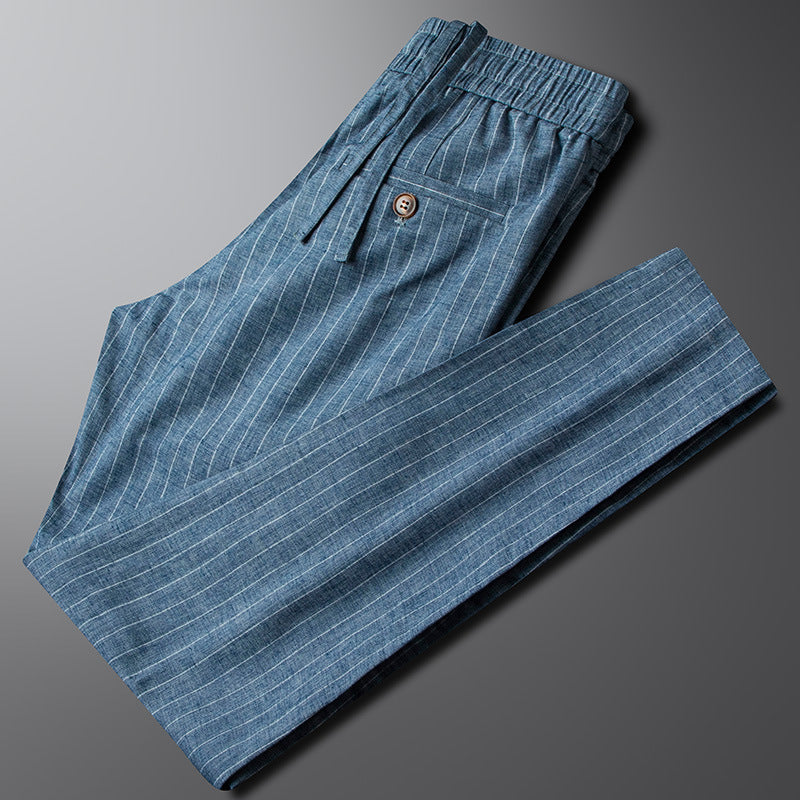 Emilien Pantalones de Lino y Algodón