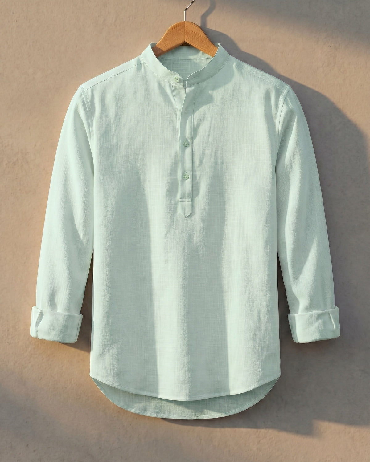 Amedeo Camisa de Algodón y Lino