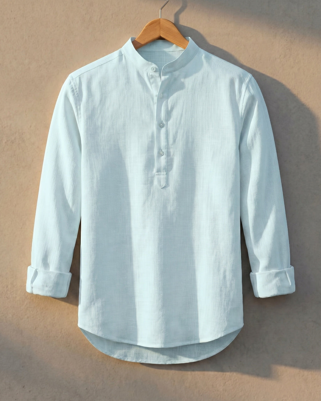 Amedeo Camisa de Algodón y Lino