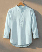 Amedeo Camisa de Algodón y Lino