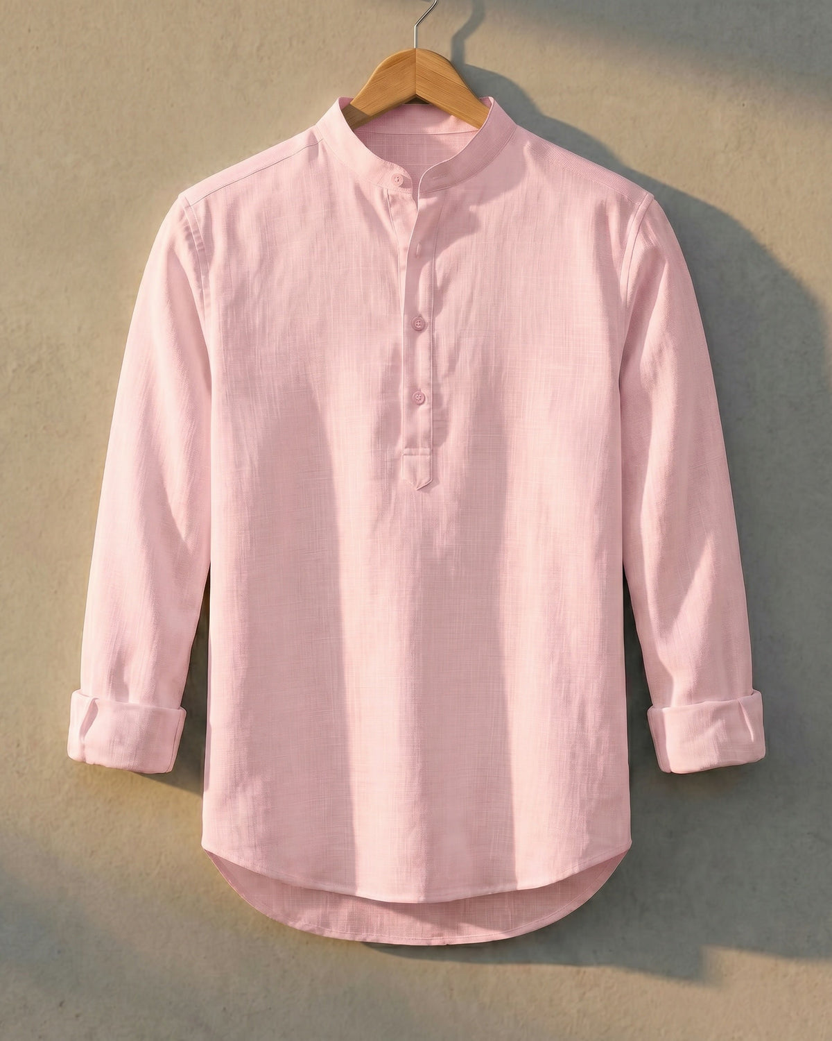 Amedeo Camisa de Algodón y Lino