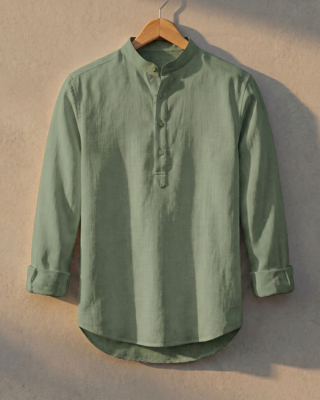 Amedeo Camisa de Algodón y Lino